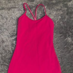 Lulu tank with built in bra